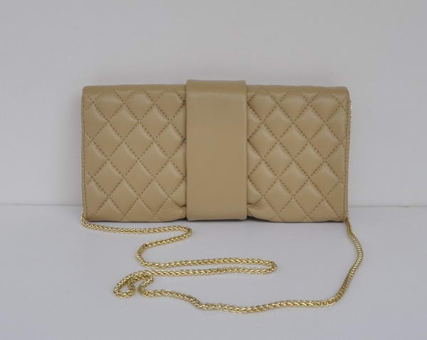 Fake Chanel Mademoiselle Turnlock Clutch Bags 2253 Apricot On Sale